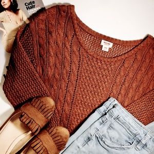✨Fall Knit Caramel Sweater ✨